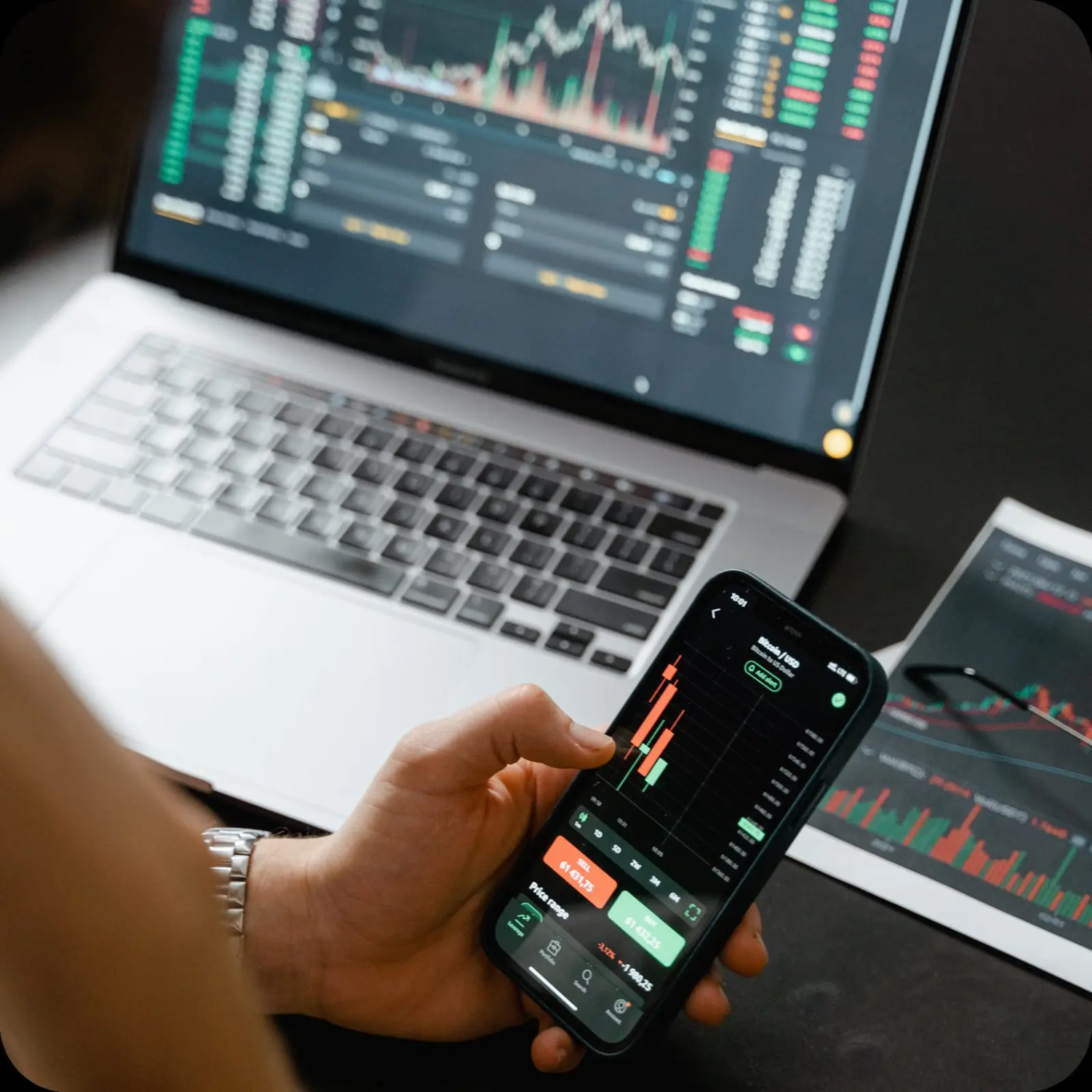 Plataforma de Trading Móvil