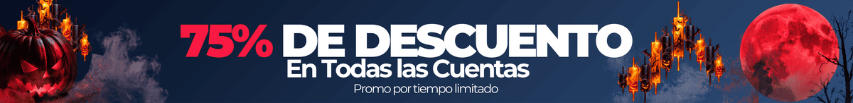 Promoción Octubre 75% OFF